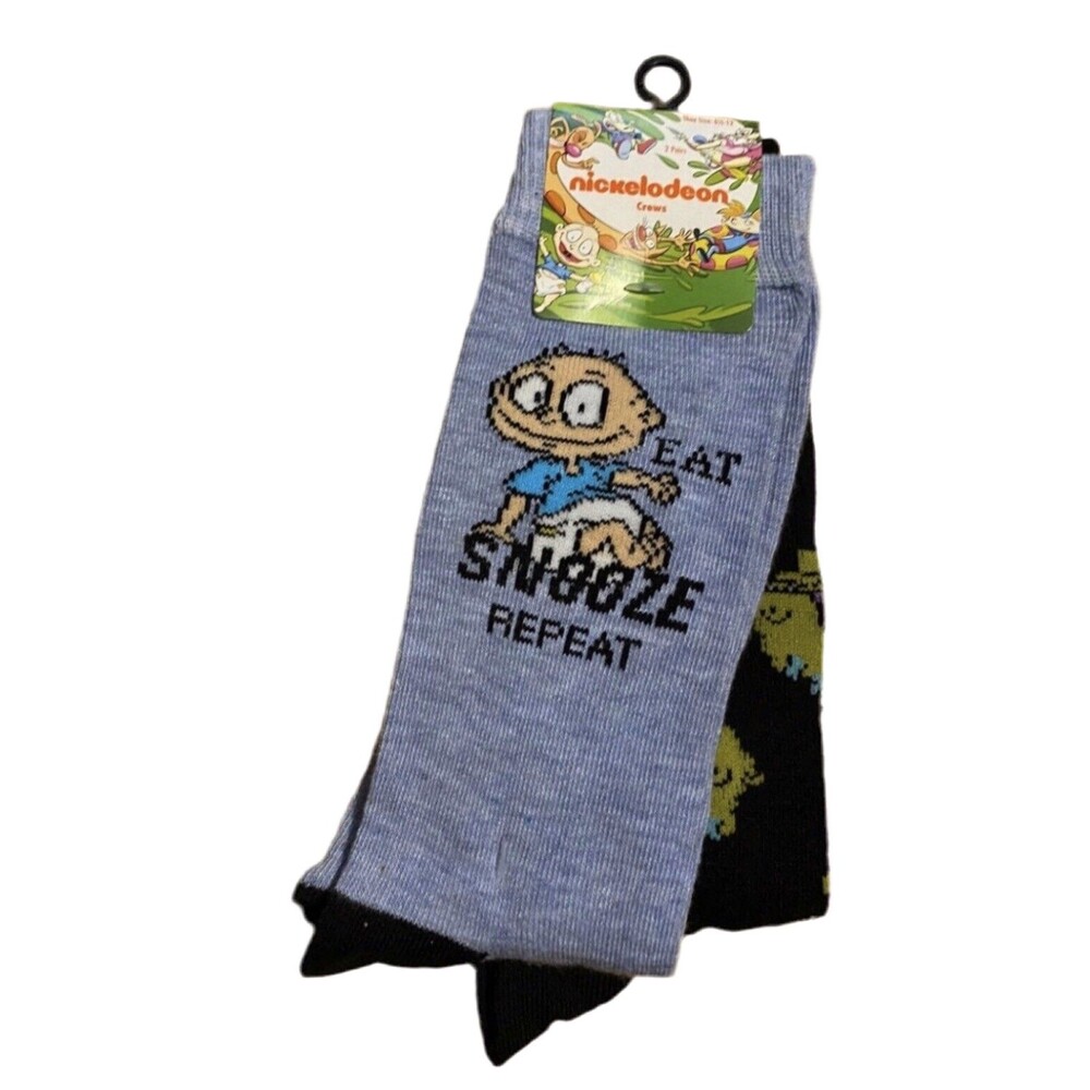 Nickelodeon Rugrats Tommy Pickles Men’s Crew Socks - 2 Pack